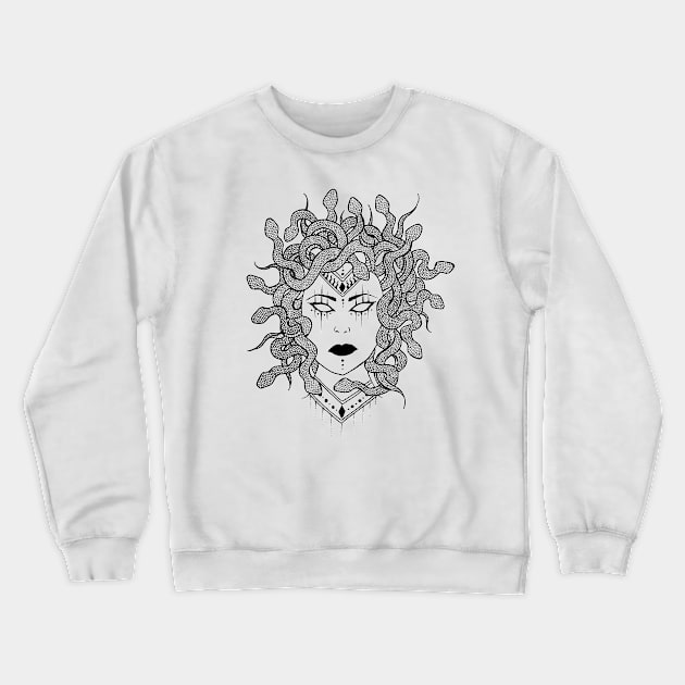 Medusa Crewneck Sweatshirt by NorthAnima